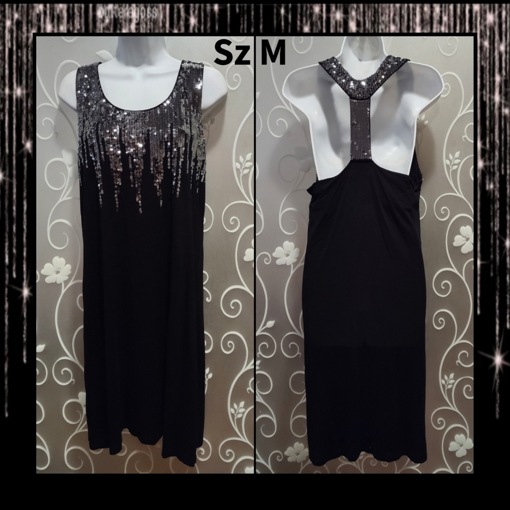 WOMENS SEQUIN COCKTAIL DRESS SIZE M